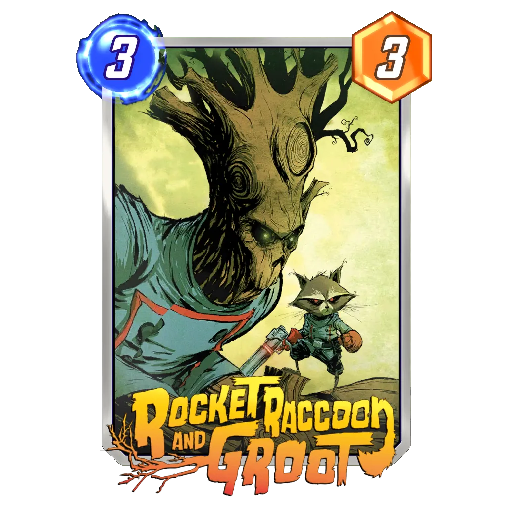 Rocket and Groot